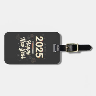 Happy New Year 2025 Family Matching Luggage Tag