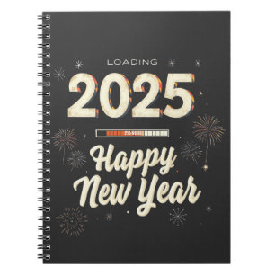 Happy New Year 2025 Family Matching Notebook