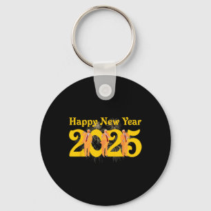 Happy New Year 2025 Funny Trump Dance Fireworks Ce Key Ring