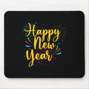 Happy New Year 2025 Gold Fun Festive Funny Party C Mouse Pad
