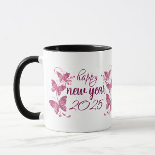 happy new year 2025 mug