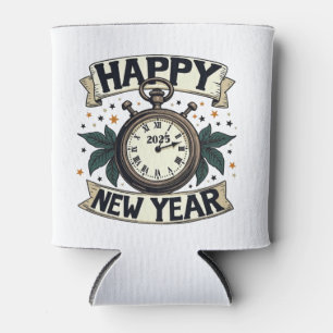 Happy New Year 2025 New Year Celebration Can Cooler