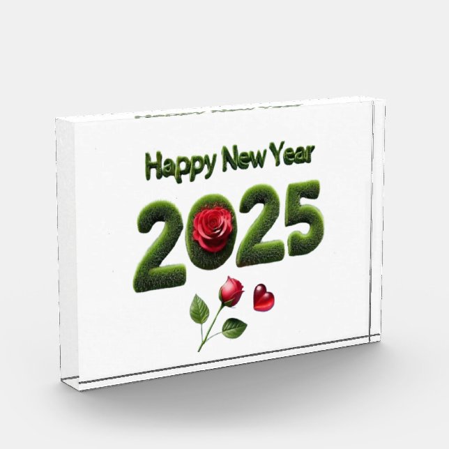 Happy New Year 2025 Photo Block (Left)