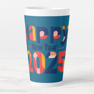 Happy New Year 2025:Year Of Possibilities Optimist Latte Mug