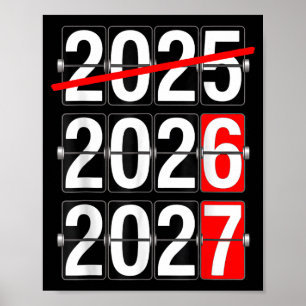 Happy New Year 2026 2027 67 Meme Six Seven Funny  Poster