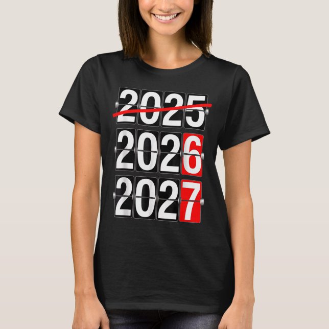Happy New Year 2026 2027 67 Meme Six Seven Funny  T-Shirt (Front)