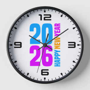 Happy New Year 2026-34568 Clock