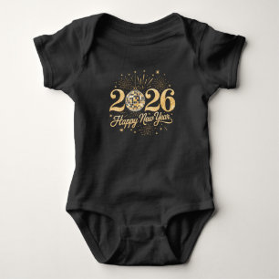 Happy New Year 2026 Baby Bodysuit