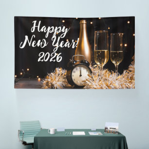 Happy New Year 2026 Banner