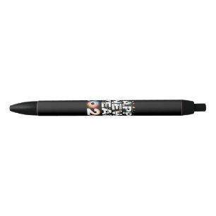 Happy New Year 2026 Black Ink Pen