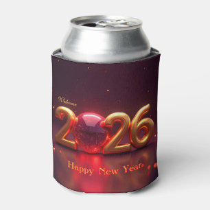 Happy New Year 2026 Can Cooler