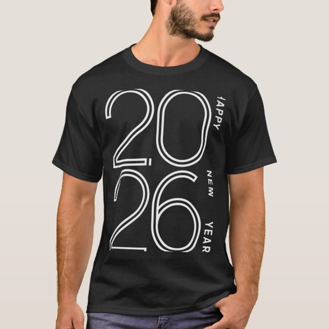 Happy New Year 2026 Celebration Eve Party Men Wome T-Shirt (Front)