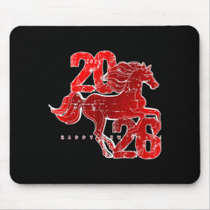 Happy New Year 2026 Chinese New Year 2026 Year Of Mouse Pad