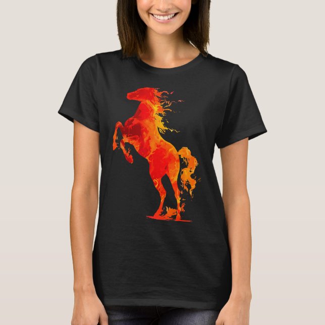 Happy New Year 2026 Chinese New Year Horse Zodiac  T-Shirt (Front)