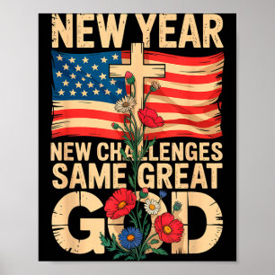 Happy New Year 2026 Christian Challenges Same Grea Poster