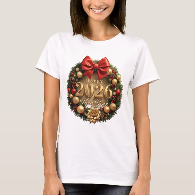 happy new year 2026 classic holiday  T-Shirt (Front)
