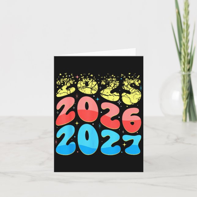 Happy New Year 2026 Coming Soon 2027 Funny 67 Meme Card (Front)