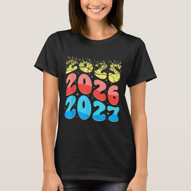 Happy New Year 2026 Coming Soon 2027 Funny 67 Meme T-Shirt (Front)