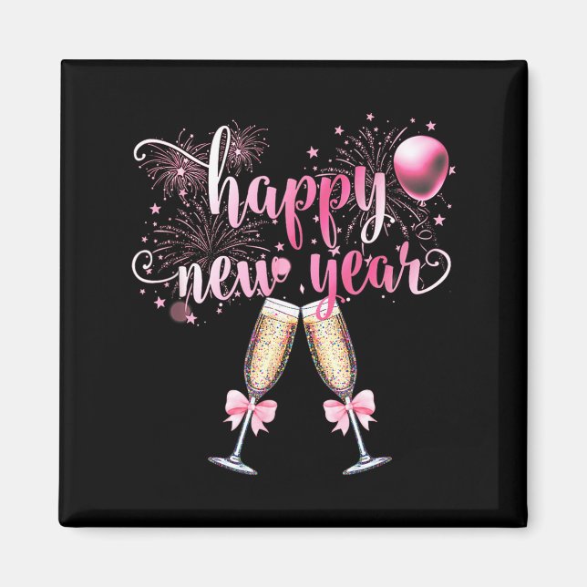 Happy New Year 2026, Cute Funny Gift Men, Women  Magnet (Front)
