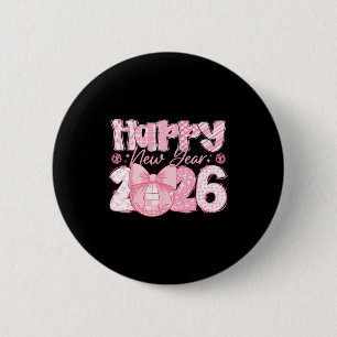 Happy New Year 2026 Eve Party Family Matching Men 6 Cm Round Badge