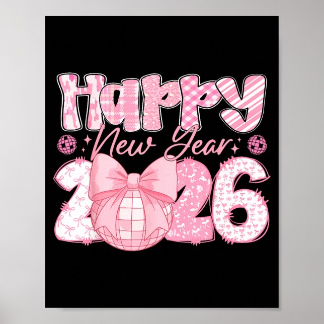 Happy New Year 2026 Eve Party Family Matching Men  Poster (Front)