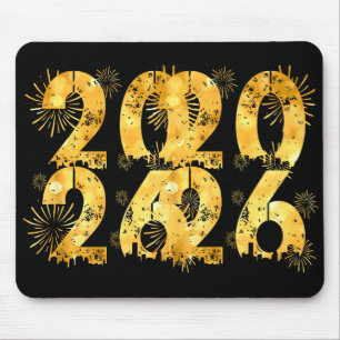 Happy New Year 2026 Family Celebration New Years E Mouse Pad