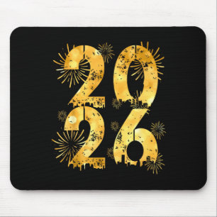 Happy New Year 2026 Family Celebration New Years E Mouse Pad