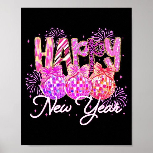 Happy New Year 2026 Family Celebration New Years E Poster (Front)