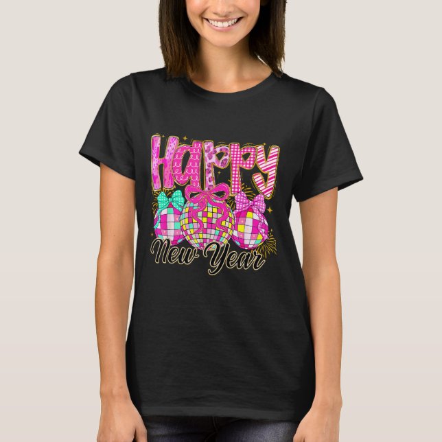Happy New Year 2026 Family Celebration New Years E T-Shirt (Front)