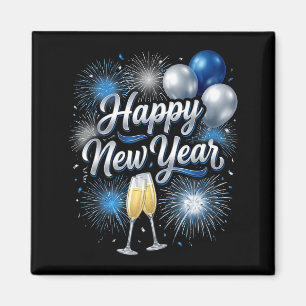 Happy New Year 2026 Family Matching New Year Eve P Magnet