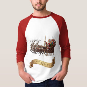Happy New Year 2026 – Festive Reindeer Shirt