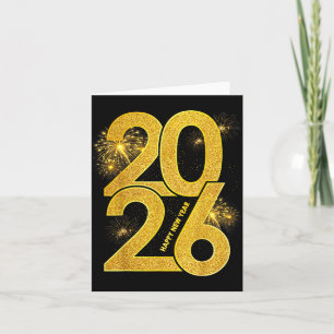 Happy New Year 2026 Firework Family Matching Men W Card