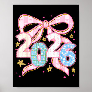 Happy New Year 2026 For Women Boys Men Kids New Ye Poster