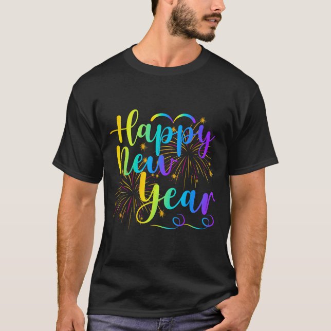 Happy New Year 2026 Funny Family Friend New Year E T-Shirt (Front)