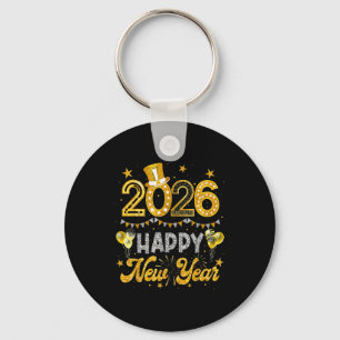 Happy New Year 2026 Funny New Years Eve Party Men  Key Ring