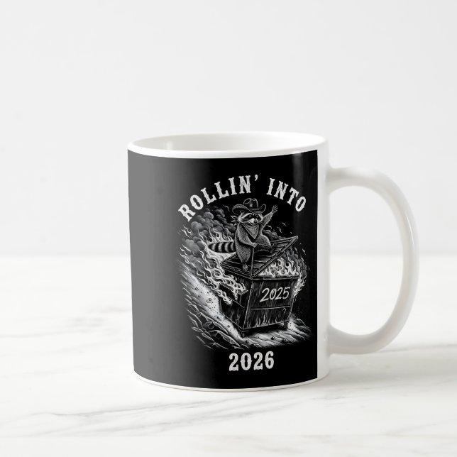 Happy New Year 2026 Goodbye 2025 Hello 2026 Family Coffee Mug (Right)