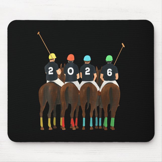 Happy New Year 2026 Horse Lo Team Funny Srt Lovers Mouse Pad (Front)