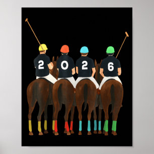 Happy New Year 2026 Horse Lo Team Funny Srt Lovers Poster