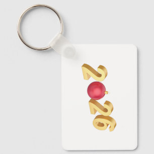 Happy New Year 2026 Key Ring