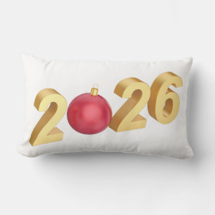 Happy New Year 2026 Lumbar Cushion