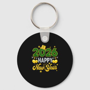 Happy New Year 2026 Matching Family  Key Ring