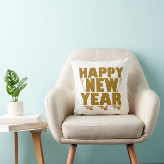Happy New Year 2026 Matching Family NYE Party Cushion