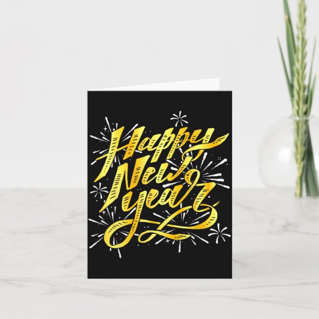 Happy New Year 2026 Men Women Kids New Year Eve Pa Card (Front)