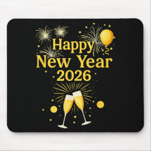 Happy New Year 2026 Mouse Pad