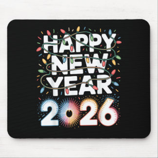 Happy New Year 2026 Mouse Pad