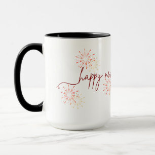 Happy New Year 2026 Mug – Fireworks & Celebration