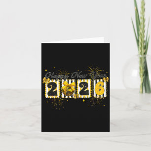 Happy New Year 2026 New Year Party Friends Family Card