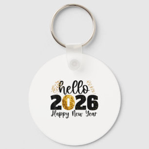Happy New Year 2026 New Year Party Friends Family  Key Ring
