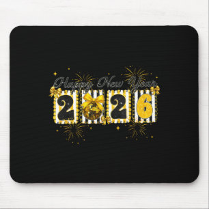 Happy New Year 2026 New Year Party Friends Family  Mouse Pad