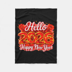 Happy New Year 2026 New Year Party S For Friends F Fleece Blanket